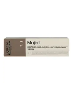 L’Oréal Majirel 7.18 – Rubio Medio Ceniza Mocha 60 ml