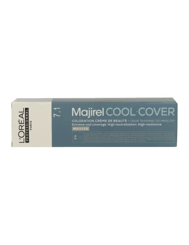 L'Oréal Majirel Cool Cover 7.1 - Rubio Medio Ceniza 60 ml