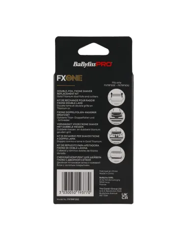 BABYLISSPRO FXONE SHAVER REPL DOBLE FOIL GOLD (FX79RF2GE)