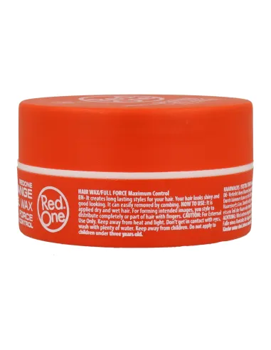 Red One Full Force Aqua Hair Wax Orange Gel 150ml at the best price...