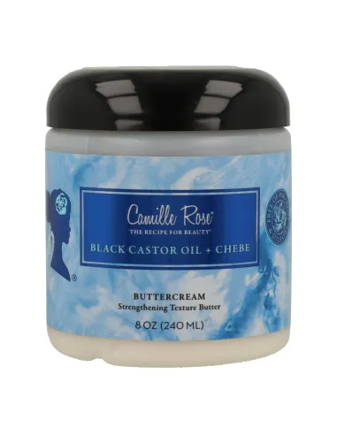 Camille Rose Black Óleo de Rícino Chebe Manteiga de Textura Fortalecedora 240Ml Camille Rose Black Óleo de Rícino Chebe Manteiga de Textura Fortalecedora 240Ml
