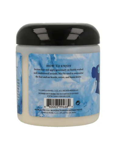 Camille Rose Black Óleo de Rícino Chebe Manteiga de Textura Fortalecedora 240Ml