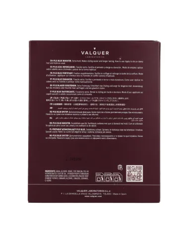 Valquer Hair Style Plis Blue Booster Ampoules Volume Capillaire 12 Unités 15 ml