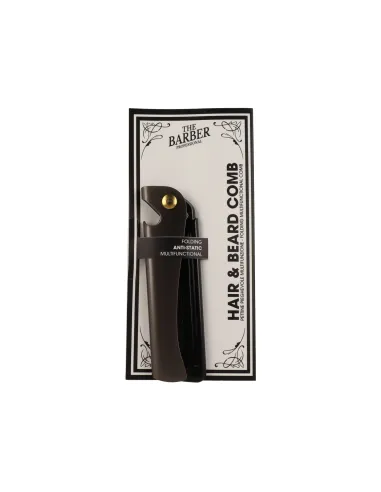 XAN PRO BARBER PRO HAIR BEARD COMB (PEINE BARBA PLEGABLE)