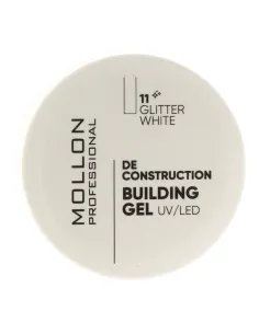 MOLLON PRO GEL DE CONSTRUCTION 50G GLITTER WHITE 11