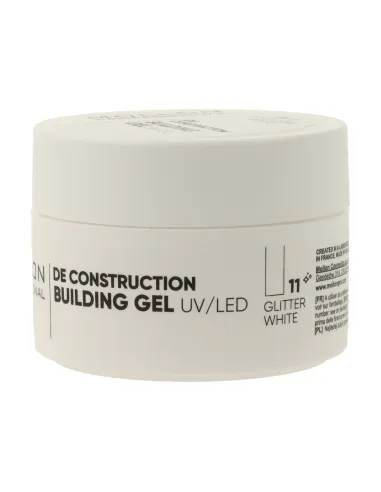 MOLLON PRO GEL DE CONSTRUCTION 50G GLITTER WHITE 11