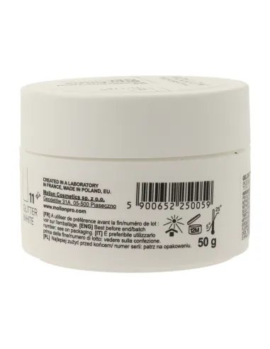 MOLLON PRO GEL DE CONSTRUCTION 50G GLITTER WHITE 11