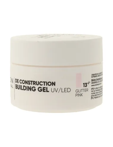 MOLLON PRO GEL DE CONSTRUCTION 50G GLITTER PINK 13