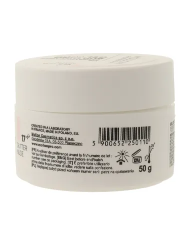 MOLLON PRO GEL DE CONSTRUCTION 50G GLITTER NUDE 17