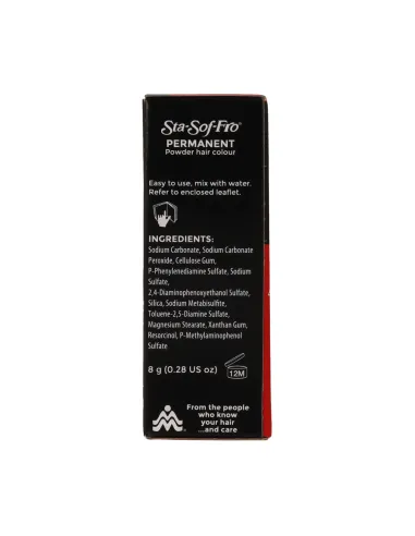 Sta Soft Fro Powder Hair Color Jet 73 Black 8 gr