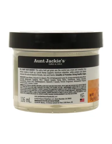 Gel de cachos com biotina e mel da Tia Jackie 114g