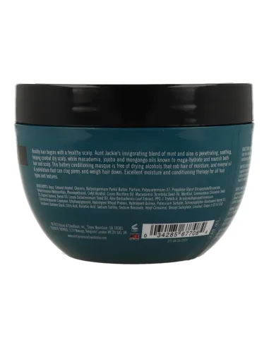 Máscara Estimulante de Aloe Vera e Hortelã da Tia Jackie 227ml