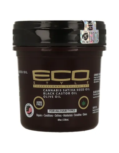 Eco Styler Gel with Cannabis Sativa Oil and Castor Oil 236ml