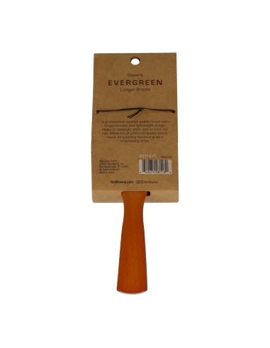 Spazzola quadrata in legno Red Kiss