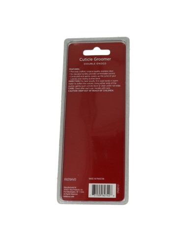 RED KISS CUTICLE GROOMER DOUBLE ENDED (CPU02)
