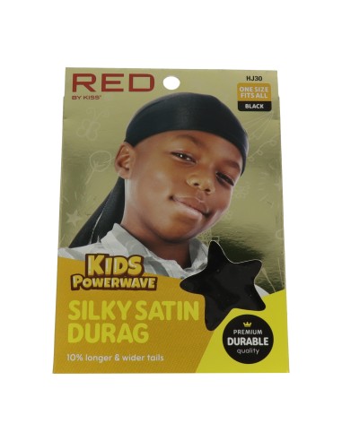 Red Kiss Kids Durag Infantil Negro