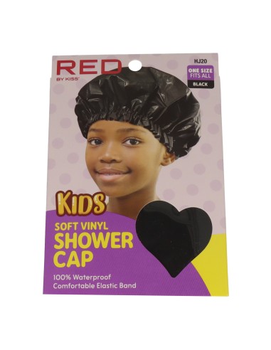 Red Kiss Kids Gorro  Ducha Infantil Negro