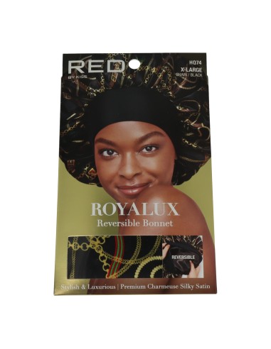 Red Kiss Gorro Satén Reversible Negro Profesional XL