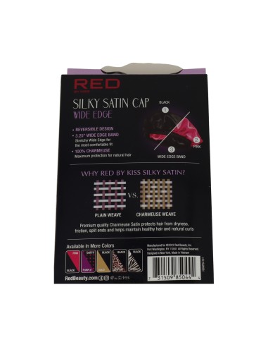 Red Kiss Gorro Satén Doble Profesional
