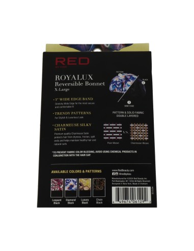 Red Kiss Gorro de Satén Doble XL