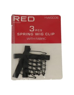 Mollette rosse con tessuto, 3 pezzi