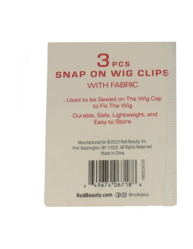 Red Kiss Pinzas con Tela 3 Pcs