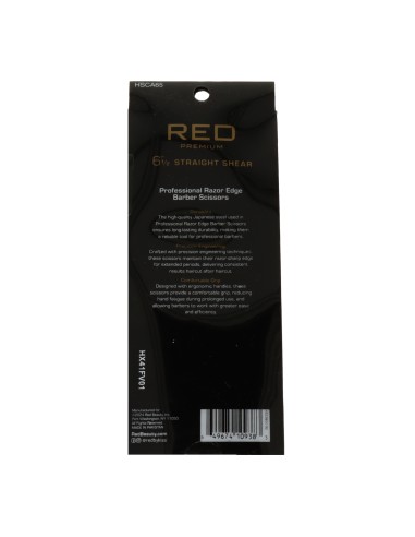 Red Kiss Tijera Profesional Corte Acero Inoxidable Japonés 6,5"