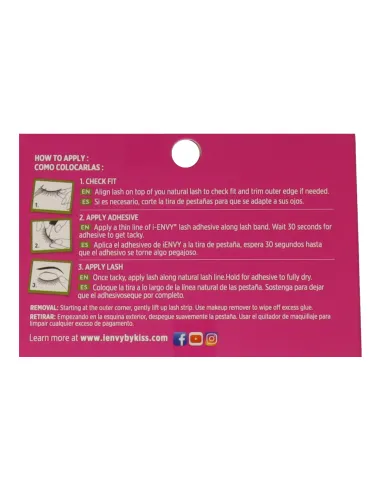 Red Kiss Pestañas Naturales Premium Volumen Glam