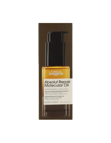 L'Oréal Absolut Repair Óleo Molecular 30 ml – Reparação Molecular e Brilho