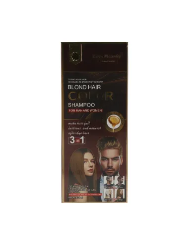 Kiss Beauty Champú Colorante 3en1 Rubio 420ml
