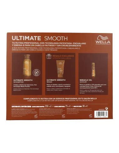 Wella Ultimate Smooth Pack – Antiencrespamiento y Suavidad 30 seg