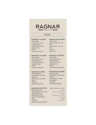 Ragnar Naricero  – Recortadora Nariz y Orejas Waterproof