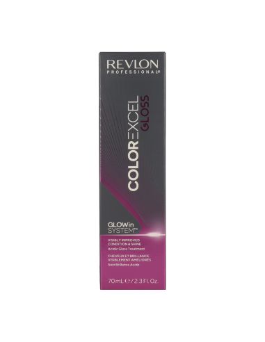 Revlon Color Excel Gloss 7.440 – Rubio Medio Rojo Cobrizo Intenso (Rosso Brillante) 70ml