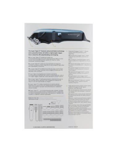 Wahl Maquina Super Taper X Cordless Cliper
