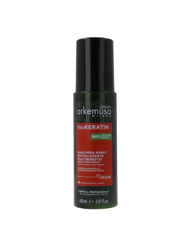 Máscara em spray de queratina verde Arkemusa 150ml