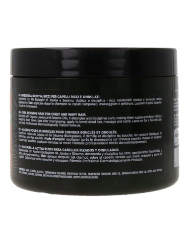 Máscara ativadora de cachos Arkemusa Green Jojoba 500ml