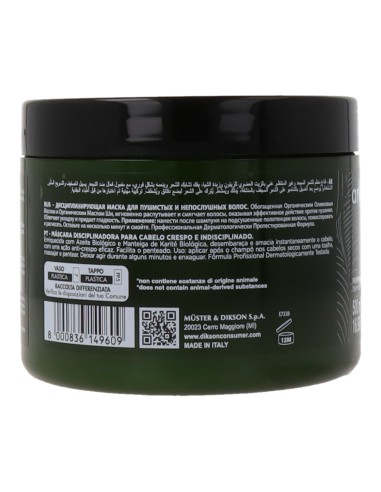 Máscara Disciplinadora de Oliva Verde Arkemusa 500 ml