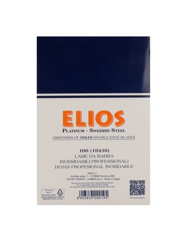 Eurostil Elios Dispensador Cuchillas Doble Filo 10x10 100 Hojas