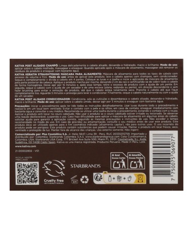 Kativa Alisado Keratina Kit (50 ml + 150 ml + 30 ml)