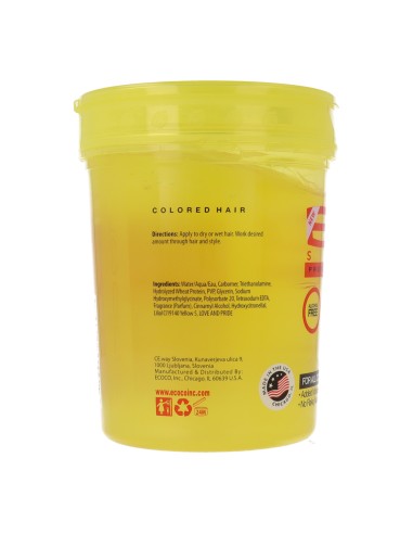 Eco Styler Styling Gel Couleur Yellow 907 Gr