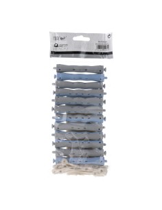 Eur Bigudi 12 Bicolore Ondulato (01503)