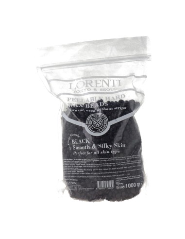 Lorenti Hair Perlas de cera depilatoria 1000 ml Carbon