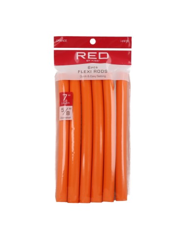 Red Kiss Flexi Rods 7" 5.8 6 Pcs Orange