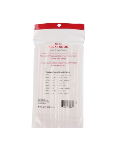 Red Kiss Flexi Rods 7" 5.8 6 Pcs Orange