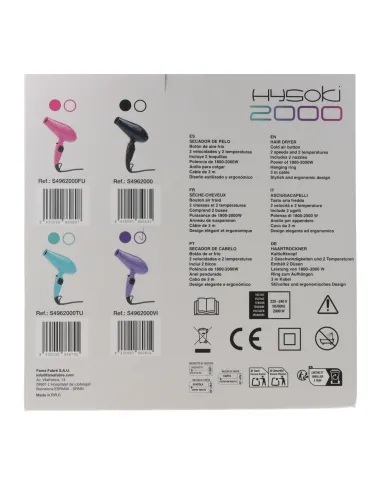 Sèche-cheveux violet Fama Hysoki 2000W