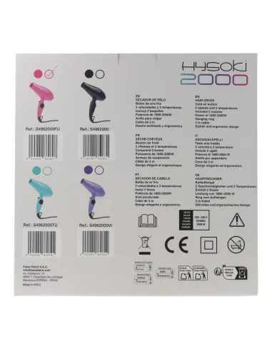 Sèche-cheveux Fama Hysoki Fuchsia 2000W