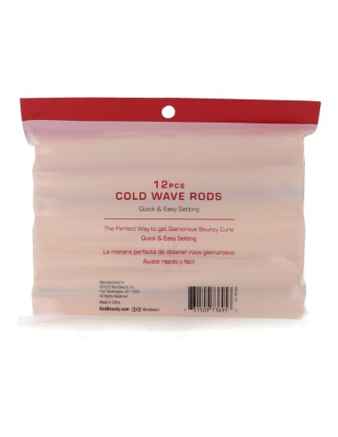 Red Kiss Flexi Rods 7" 11.16 Valuepk 12 Pcs