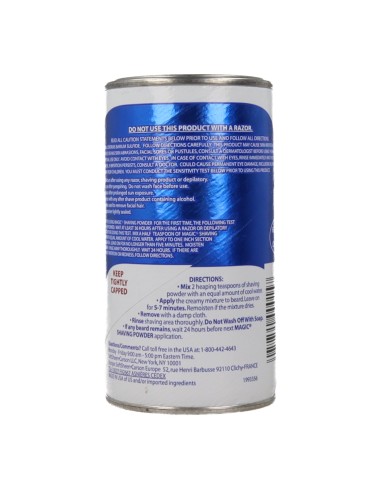 Soft Sheen Carson Magic Shaving Powder Reg Azul 142 gr
