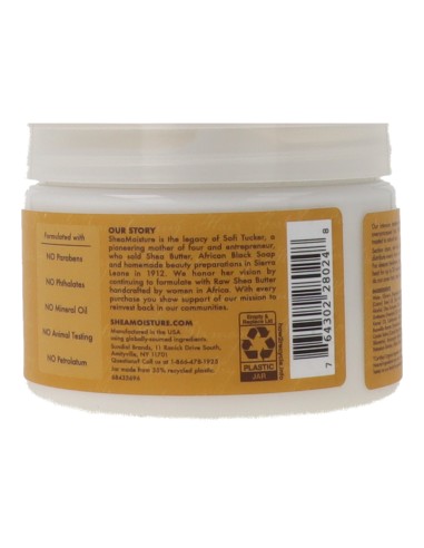 Shea Moisture Raw Shea Butter Masque Deep Traitement 340 gr
