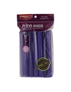 Red Kiss Flexi Rods 7" 3.4 Valuepk 10Pcs Purple